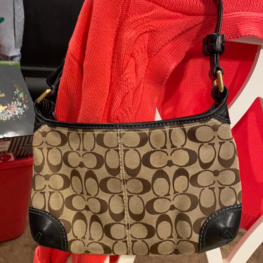 Coach bag used great condition little staining in side liner see picture